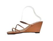 Jeffery Campbell x Free People Strappy Tan Wedge Sandals Size 11