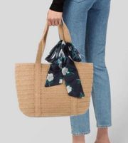 NWT  Everyday Straw Woven Tote Bag