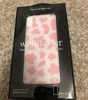 Wild Flower NWT  iPhone XS Max Pink Cowprint Case