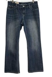 INC curvy fit  boot leg jeans size 10 (1594)