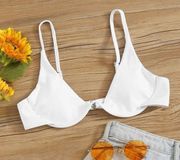 White Bathing Suit Top