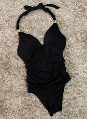 Victoria’s Secret Black One Piece Swimsuit 