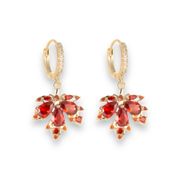 Elegant Maple Leaf Dangle Drop Earrings for Women