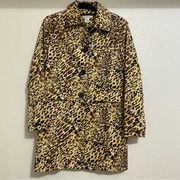 Worthington | leopard trench coat