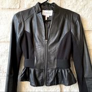 BCBGeneration Black Leather Jacket