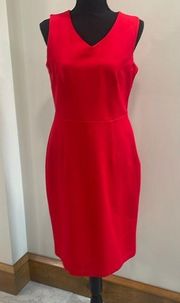 Talbots Women’s Red Sleeveless size 6 dress