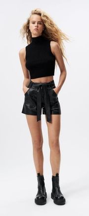 Leather Shorts