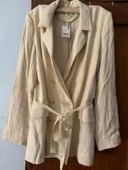 Pebble Linen Blazer