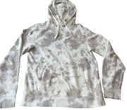 Alpine Design Unisex Tie-Dye Hoodie S Gray Kangaroo Pocket Drawstring Hood