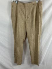 lauren ralph lauren linen blend dress pants size 2