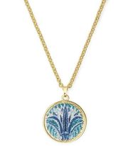 Alex and ani Blue Lotus Statement Necklace nwt