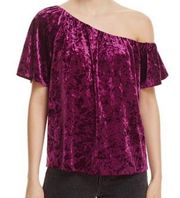 Cooper & Ella‎ shirt purple velvet NWT