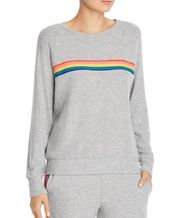 LNA Rainbow-Stripe Sweatshirt