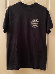 Diamond Supply Company Black Short Sleeve T-Shirt Size Medium