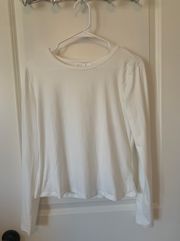 White Long Sleeve Top