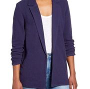 NWT Nordstrom Caslon Navy Blue Lightweight Blazer Jacket | XS