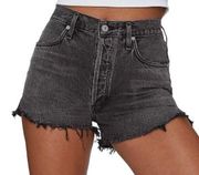 Citizens Of Humanity Womens Distressed Button Fly Annabelle Jean Shorts Size 29