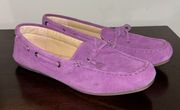 Lands’ End Suede Leather Slip On Loafer Shoes