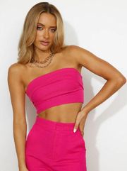 NWT Hello Molly First Move Crop Hot Pink Size M/6