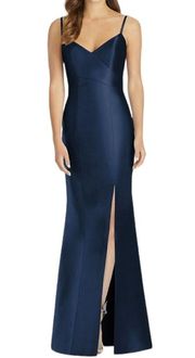 ALFRED SUNG - NWT - Alfred Sung Bridesmaid Dress D758 Midnight Blue Size 10