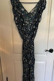 Loft floral jumpsuit