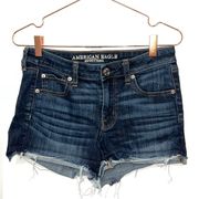 American Eagle  OUTFITTERS SUPER STRETCH JEAN SHORTS size 6