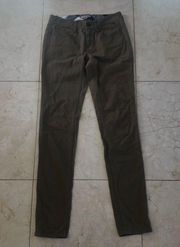 Burberry Like New Olive Straight Legged Jeans 27