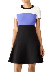 Kate spade color block crepe flip dress