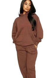 NWOT Naked Wardrobe Ex-boyfriend Pull-Over brown size xl