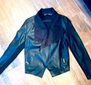 Bagatelle Women’s Open Leather Jacket