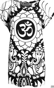 Women's t-shirt (tunic)  - Ohm - Black