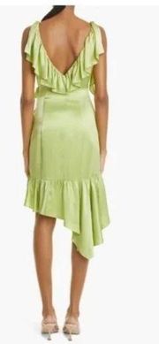 NEW  Petunya Silk Ruffle Dress Size 4