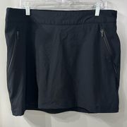 Columbia Skort Black Tennis Skirt Activewear Size XL