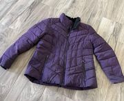 Zeroxposur purple puffer coat size L