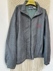 Vintage  Golf 90s Grey Windbreaker bomber jacket  in Grey