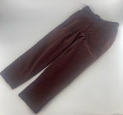 A New Day Brown Stretch Waist Cropped Cargo Pant