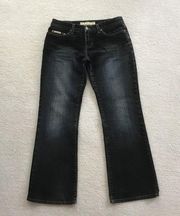 VINTAGE CHIC 28 BLACK JEANS BOOT CUT