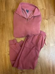 Sweatshirt And Sweatpants Matching Set