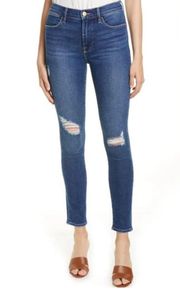 Le High Skinny Ankle Jean In Clyde