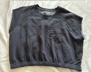 Arizona Jean co. Distressed cropped sweatshirt size Large