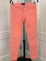 American Eagle  size 4 peach corduroy Jegging