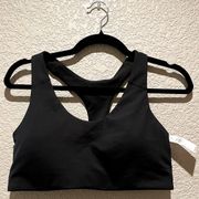 4️⃣NWT Old Navy Black Sports Bra Size L