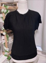 Zippered Sleeve Top