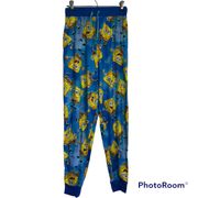 Spongebob Squarepants Blue Tie Dye Joggers Women’s Size Small