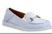 Blue Bit Loafers