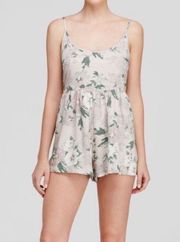 BB Dakota floral romper in soft pink size 4