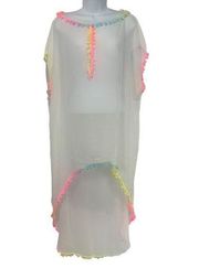 Vero Moda Women's Sheer Hi-Lo Dress Size Large