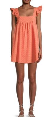 Orange Babydoll Dress