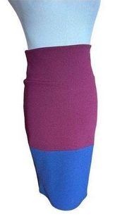 NWT Womens Lularoe Color Block Cassie Pencil Skirt - Sz XS