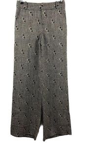 NWT Rachel Roy Aponi Relaxed Fit Wool Wide Legs Boyfriend Trouser Pants Size  2